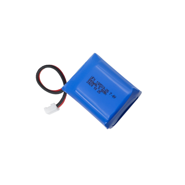 중국 리튬 폴리머 셀 제조업체 전동 장난감용 UFX 102530-2S 800mAh 7.4V 리튬 이온 재충전형 배터리 팩