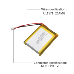 리튬 이온 전지 제조사 스피커 리튬 이온 배터리에 대한 전문 사용자 정의 UFX 134055 3500mAh 3.7V 리튬 전지