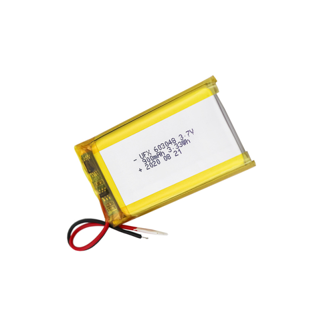 Li-ion Battery Factory Wholesale Rechargeable Battery for Mini-speaker UFX 603048 900mAh 3.7V Lithium-ion Battery with UL / KC Certification