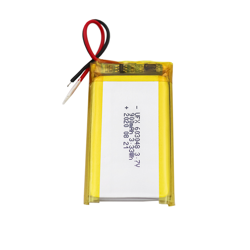 Li-ion Battery Factory Wholesale Rechargeable Battery for Mini-speaker UFX 603048 900mAh 3.7V Lithium-ion Battery with UL / KC Certification