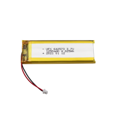 중국 리튬 이온 폴리머 전지 제조업체 맞춤형 지문인식 잠금장치용 배터리 UFX 642573 1250mAh 3.7V 이온 리튬 배터리