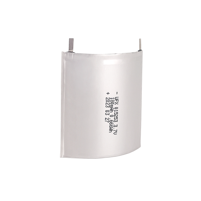 중국의 리튬 이온 배터리 제조업체 핫셀링 초박형 전지 카드용 UFX 015253 180mAh 3.7V 리튬 이온 배터리 3.7볼트