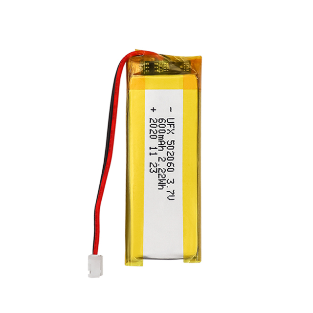 lithium battery manufacturing company Wholesale Large Capacity Battery for Electronic Door Lock UFX502060 600mAh 3.7V Lithium-ion Battery
