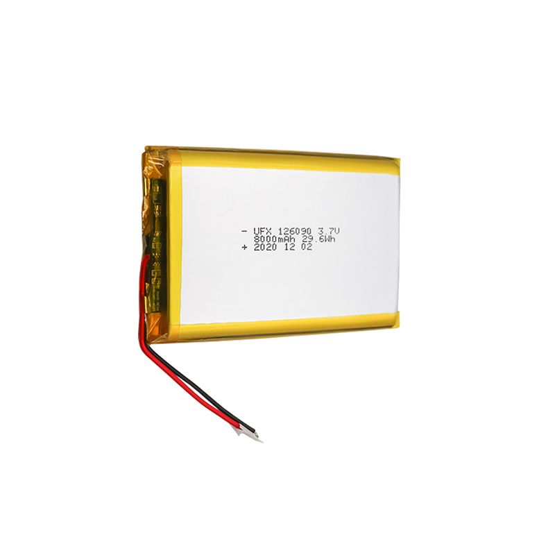 Battery Manufacturers In China Medical device batteries UFX 126090 8000mAh 3.7V li ion pouch cell