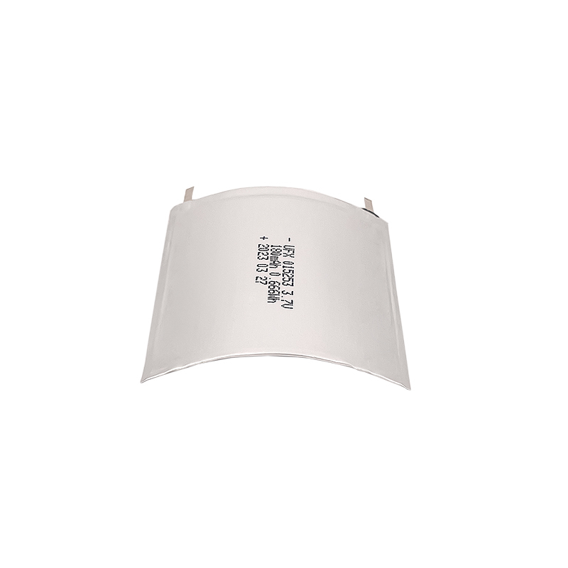 중국의 리튬 이온 배터리 제조업체 핫셀링 초박형 전지 카드용 UFX 015253 180mAh 3.7V 리튬 이온 배터리 3.7볼트