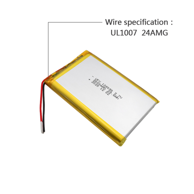 Battery Manufacturers In China Medical device batteries UFX 126090 8000mAh 3.7V li ion pouch cell
