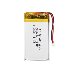 배터리 제조 회사 저렴한 공유 차량 위치 찾기 배터리 UFX 422341 400mAh 3.7V 리튬 이온 배터리 파우치 셀