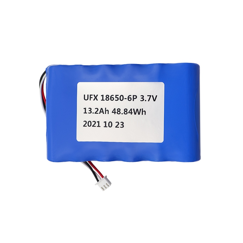 리튬이온배터리제조 공기청정기 전원 공급 장치 배터리 UFX 18650-6P 13.2Ah 3.7V 리튬 이온 파우치 셀