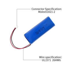 리튬 배터리 제조 회사 전기 드라이어 리튬 전지 UFX 102050-2S 1000mAh 7.4V 파우치형 리튬 이온 배터리