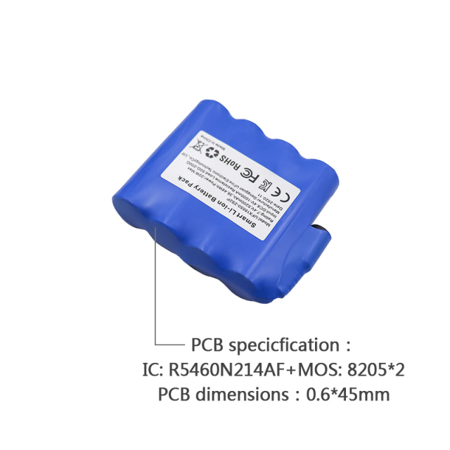 리튬 이온 회사 파워 뱅크를 위한 리튬 이온 전지 도매 UFX 18650-2S2P 5200mAh 7.4V 리포 배터리 7.4V