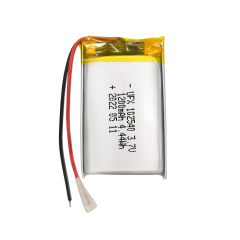 내 주변 리튬 이온 배터리 공급업체 맞춤형 GPS 전원 배터리 UFX 102540 1200mAh 3.7V 리튬 배터리 파우치 셀
