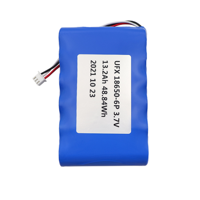 리튬이온배터리제조 공기청정기 전원 공급 장치 배터리 UFX 18650-6P 13.2Ah 3.7V 리튬 이온 파우치 셀