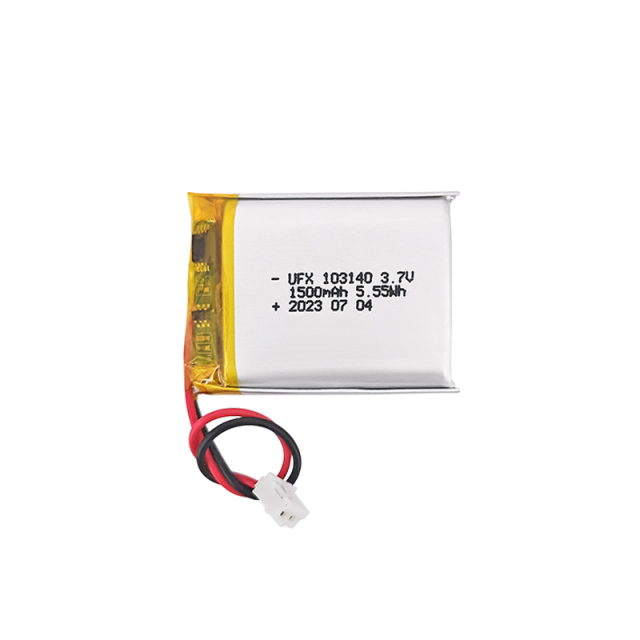리튬 이온 셀 제조 의료 설비 배터리 UFX103140 1500mAh 3.7V 리튬 파우치 셀