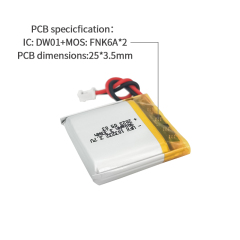 리튬 배터리 공급망 인스턴트 카메라의 경우 UFX 103232 900mAh 3.7V 리튬 이온 배터리 파우치 셀
