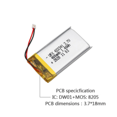 배터리 제조 회사 저렴한 공유 차량 위치 찾기 배터리 UFX 422341 400mAh 3.7V 리튬 이온 배터리 파우치 셀