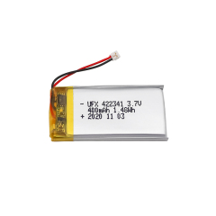 배터리 제조 회사 저렴한 공유 차량 위치 찾기 배터리 UFX 422341 400mAh 3.7V 리튬 이온 배터리 파우치 셀