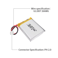 리튬 이온 셀 제조 의료 설비 배터리 UFX103140 1500mAh 3.7V 리튬 파우치 셀