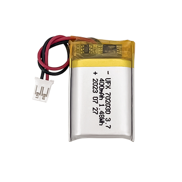 Lithium Ion Cell Manufacturers Battery-powered pet toys UFX 702030 400mAh 3.7V Cylindrical Battery Pack
