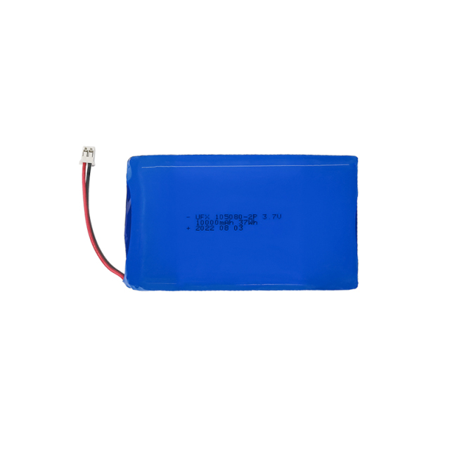 Custom Digital Devices Battery Pack Manufacturer Custom Medical Battery Packs UFX 105080-2P 10000mAh 3.7V Consumer Electronics Batteries