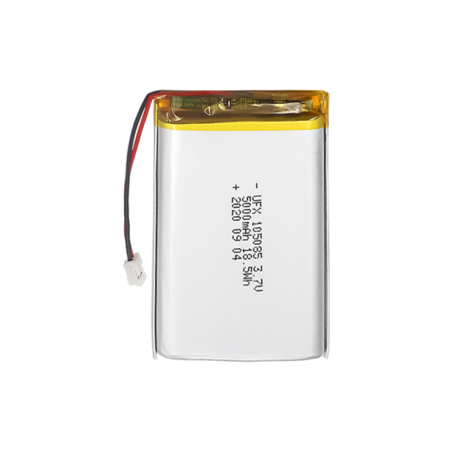 중국의 리튬 이온 배터리 제조업체 스마트 홈 장치용 배터리 UFX 105085 5000mAh 3.7V 무선 장치용 배터리 팩