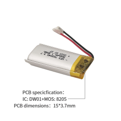 도매 고품질 리튬 이온 폴리머 배터리 전동 장난감용 UFX 902128 500mAh 3.7V 폴리머 리튬 이온 배터리