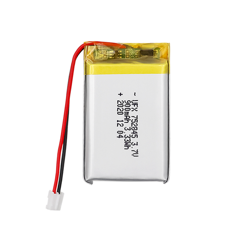 리튬 제조 회사 전기 면도기 배터리 UFX 752845 900mAh 3.7V