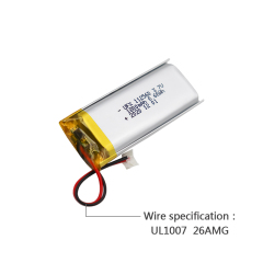 리튬 제조 회사 기타용 배터리 UFX 112560 1800mAh 3.7V 충전식 리튬 이온 배터리
