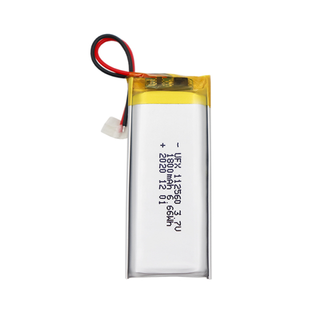 리튬 제조 회사 기타용 배터리 UFX 112560 1800mAh 3.7V 충전식 리튬 이온 배터리