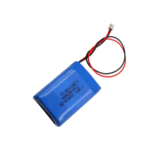 Li-ion Battery Manufacturers In China Supply Medical Beauty Equipment UFX 102535 7.4V 2s 850mah lipo