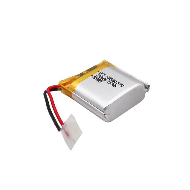 중국산 리튬 배터리 장난감용 충전식 배터리 UFX 102530 700mAh 3.7V