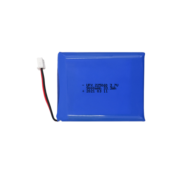 UFX 225060 9000mAh 3.7VLithium Pouch Cell Supplier