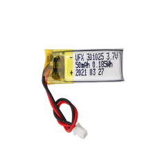 중국 배터리 회사 디지털 마이크로미터 배터리 UFX 301025 50mAh 3.7V 충전식 배터리(충전기 포함)