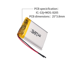 중국 배터리 공급 업체 전화기용 충전식 배터리 UFX 783443 1150mAh 3.7V 충전식 리튬 이온 배터리
