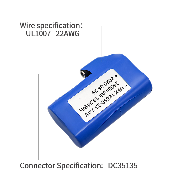 리튬 배터리 제조 회사 전기 드라이어 리튬 전지 UFX 102050-2S 1000mAh 7.4V 파우치형 리튬 이온 배터리
