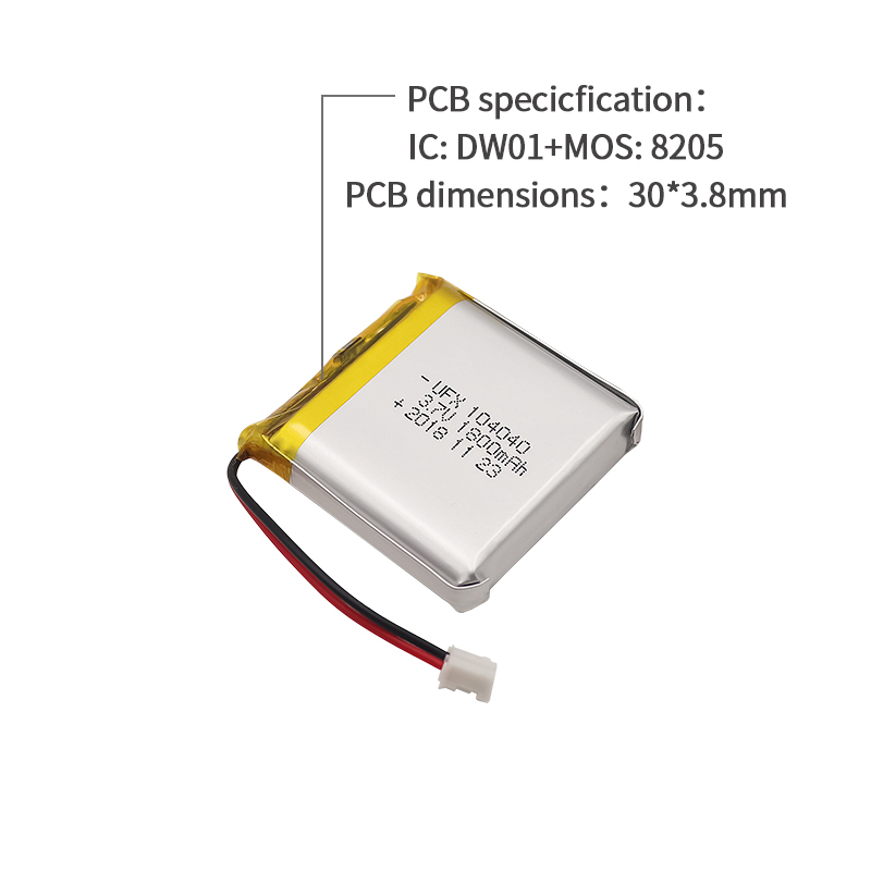 Chinese Lithium Battery Wholesale Reliable Smart Lock Battery UFX 104040 1800mAh 3.7v Battery Types