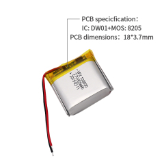 China Battery Manufacturers SupplyRechargeable Battery For Emergency Light UFX 103030 3.7v 850mah Battery