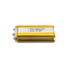 중국 배터리 회사 배터리 전원 히터 무선 UFX 102670-15C 1800mAh 3.7V 높은 C-배율 배터리
