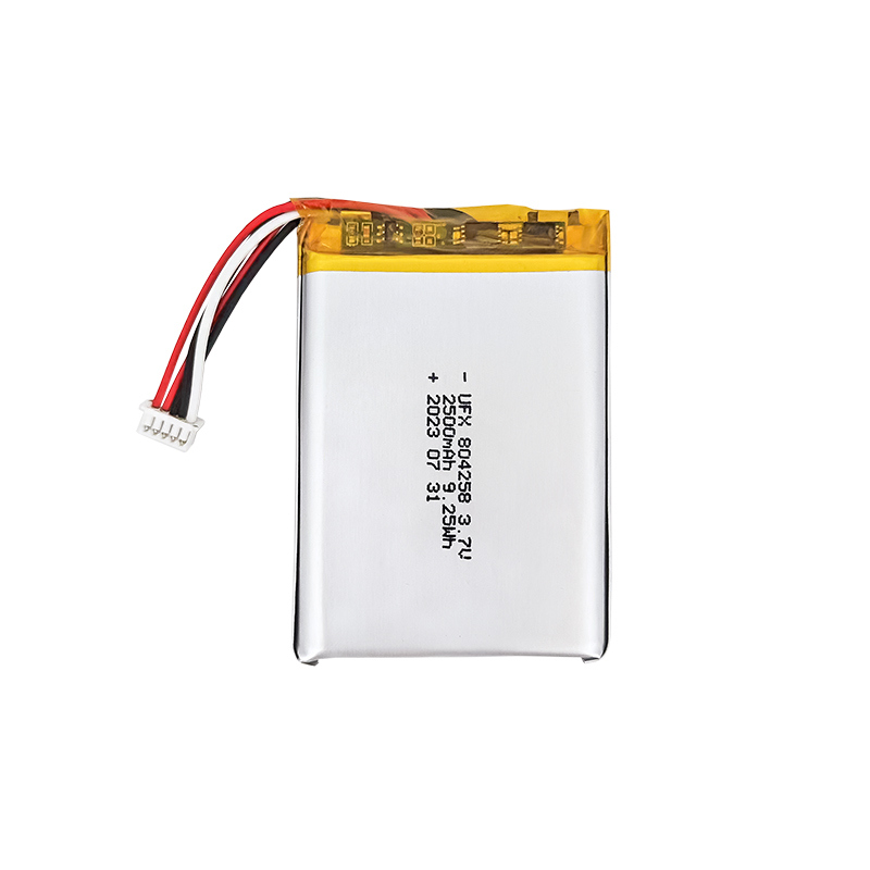 중국 리튬이온 전지 공장 맞춤형 모니터링 장비 배터리 UFX 803280 2500mAh 3.7V 리튬 이온 폴리머 배터리 팩
