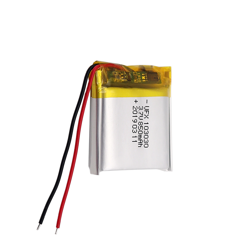 China Battery Manufacturers SupplyRechargeable Battery For Emergency Light UFX 103030 3.7v 850mah Battery