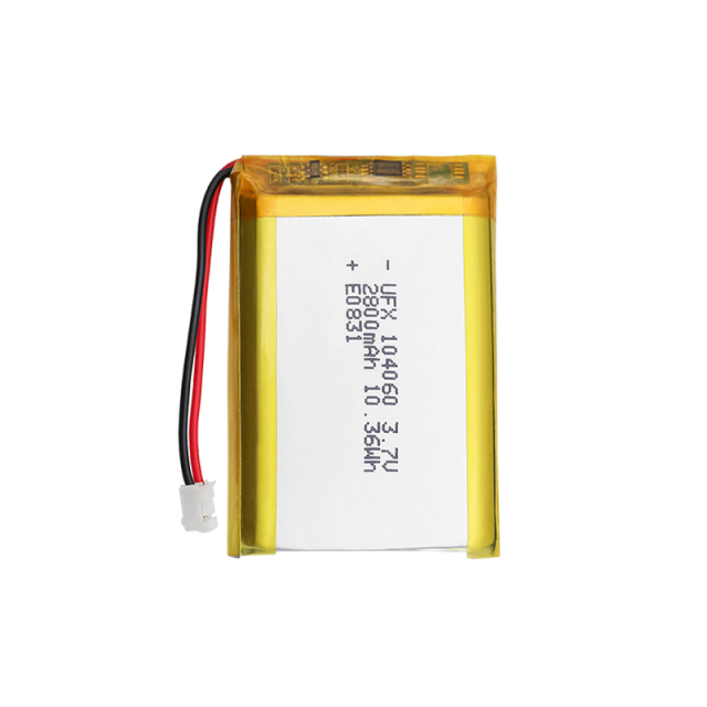 UFX 104060 2800mAh 3.7V-리튬 포치셀 공급업체