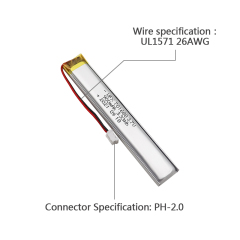 Li-ion Cell Manufacturer Batteries Series UFX 701688 900mAh 3.7V Li-po Battery