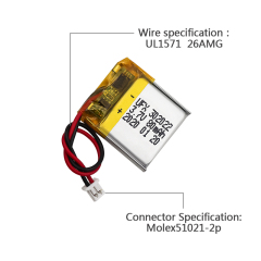 Lithium Polymer Battery Manufacturer Customized Dog Guard battery UFX 302022 80mAh 3.7V Small Lipo Battery Batteries