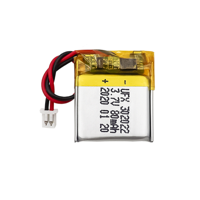 Lithium Polymer Battery Manufacturer Customized Dog Guard battery UFX 302022 80mAh 3.7V Small Lipo Battery Batteries