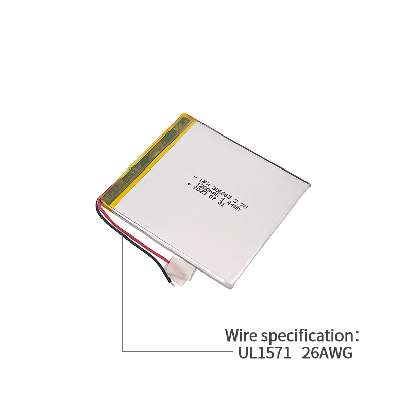 중국 리튬전지 공장 준공 전문 커스텀 LED 라이트 배터리 UFX 503759 1200mAh 3.7V 리튬 이온 폴리머 배터리