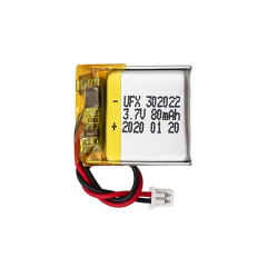 Lithium Polymer Battery Manufacturer Customized Dog Guard battery UFX 302022 80mAh 3.7V Small Lipo Battery Batteries