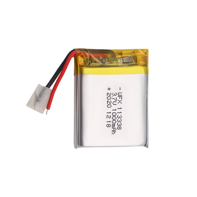 Lithium Battery Manufacturer In China Wholesale Rechargeable Battery For Led Lights UFX 113338 1000mAh 3.7V Lipo Battery