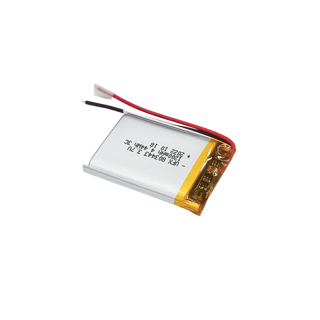 Lithium Battery Manufacturer In China Electric Toothbrush Battery UFX 803443 3.7V 1200mAh 3C Rate Li-ion Polymer Battery Pack
