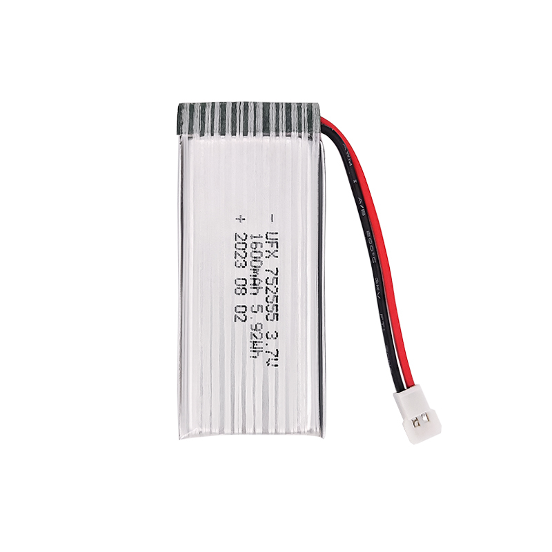 Lithium Battery Manufacturers In China Customized Watchdog Battery UFX 752555 1600mAh 3.7V High Power Rechargeable Battery