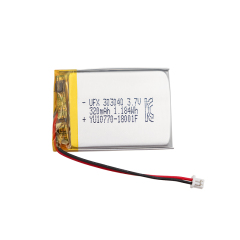 Lithium Battery Manufacturing Companies Digital Camera Battery UFX 303040 320mAh 3.7V High Capacity Rechargeable Battery