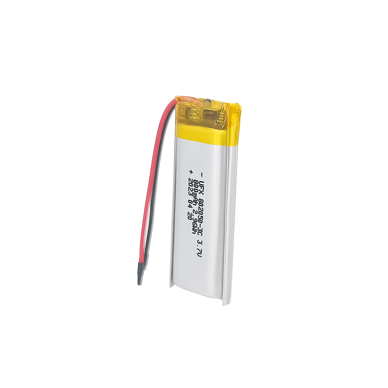 Lithium Battery Manufacturers In China Customized Rechargeable Battery For Drone UFX 802050-3C 800mAh 3.7V 3C Discharge Rate